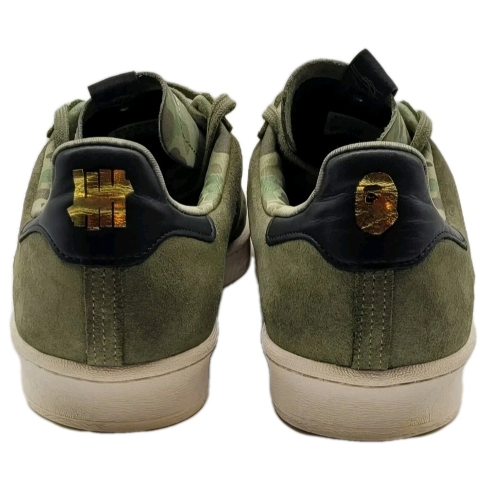 Undefeated x A Bathing Ape x adidas Campus 80s Olive Mens Size 11 (EUC) - Picture 6 of 9